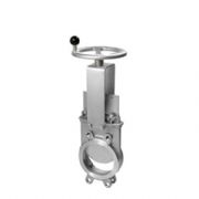 Wafer knife gate valve