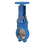 Wafer knife gate valve