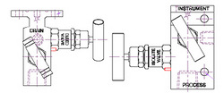 2 Valve Manifold-T Type