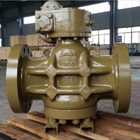 Full Bore Plug Valve, ASTM A216 WCB, DN200, 900#