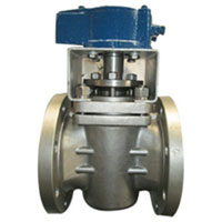 Pneumatic Plug Valve, ASTM A351, PTFE Sleeved