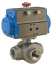 LPort 3way Ball Valve with Air Actuator