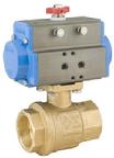 Brass Ball Valve with Air Actuator