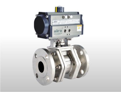 Pneumatic 3 Three Piece Metal Seated Ball Valves