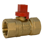 Gas Ball Valve - Female x Female, Square Head