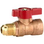 Gas Ball Valve - Flare x Flare, Lever Handle