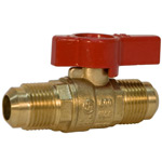 Gas Ball Valve - Flare x Flare, Lever Handle