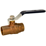 Ball Valve - Brass, Two-Piece, Standard Port, C x C