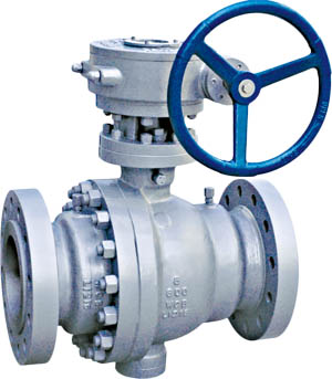 FLANGED END TRUNNION BALL VALVE 2063 p1